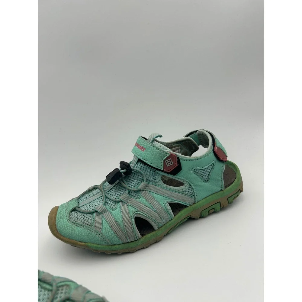 Dream Pairs Kids Mint Green Sport Sandals Closed Toe Hiking Water Shoes Size 6